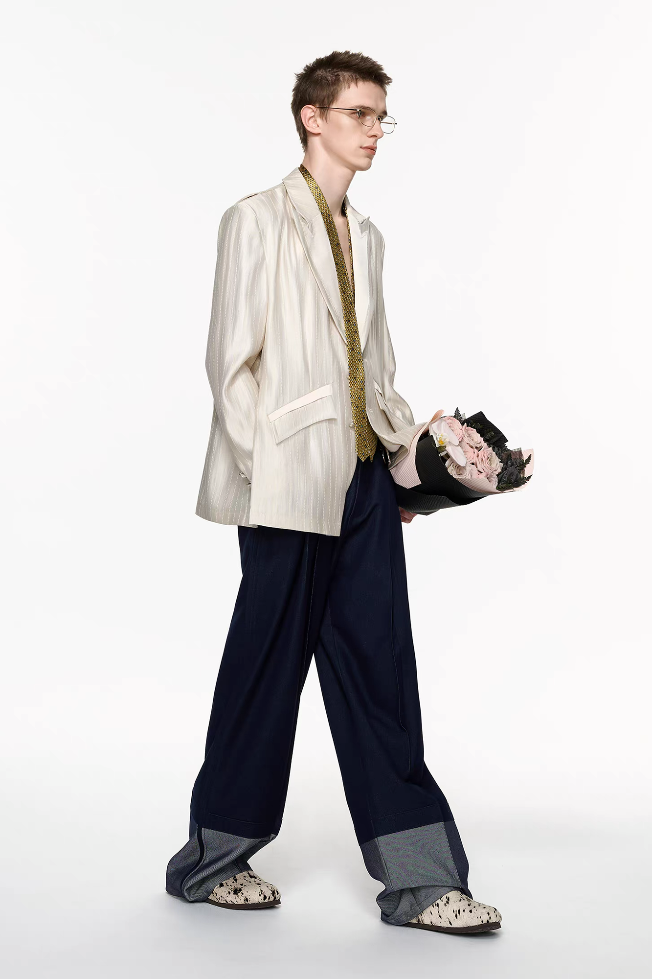 TIWILLTANG Classic Notch Lapel Blazer-Jacket-S-Free Shipping Leatheretro