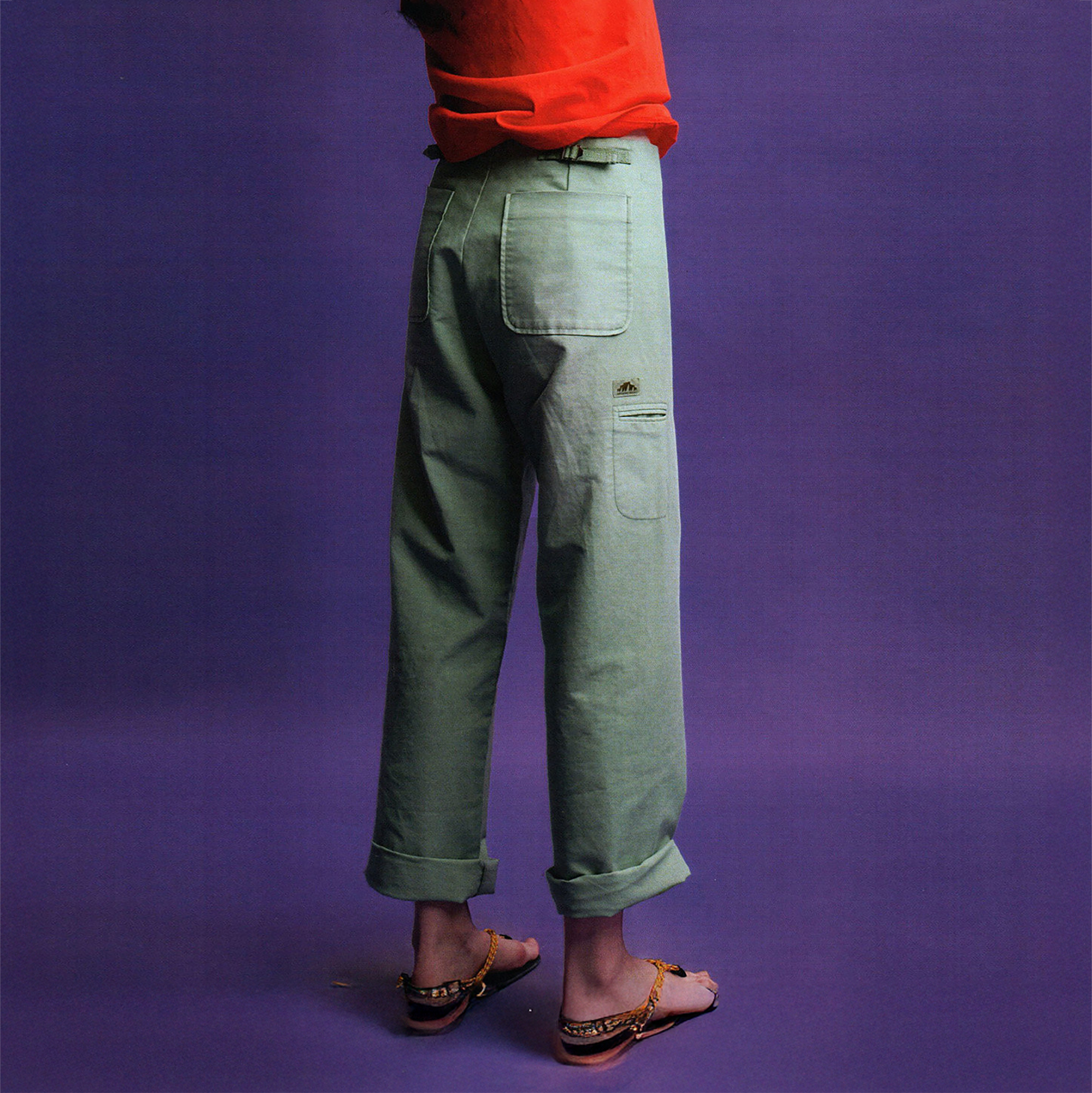 URBAN+FOREST Back-Strapped Washed Pants