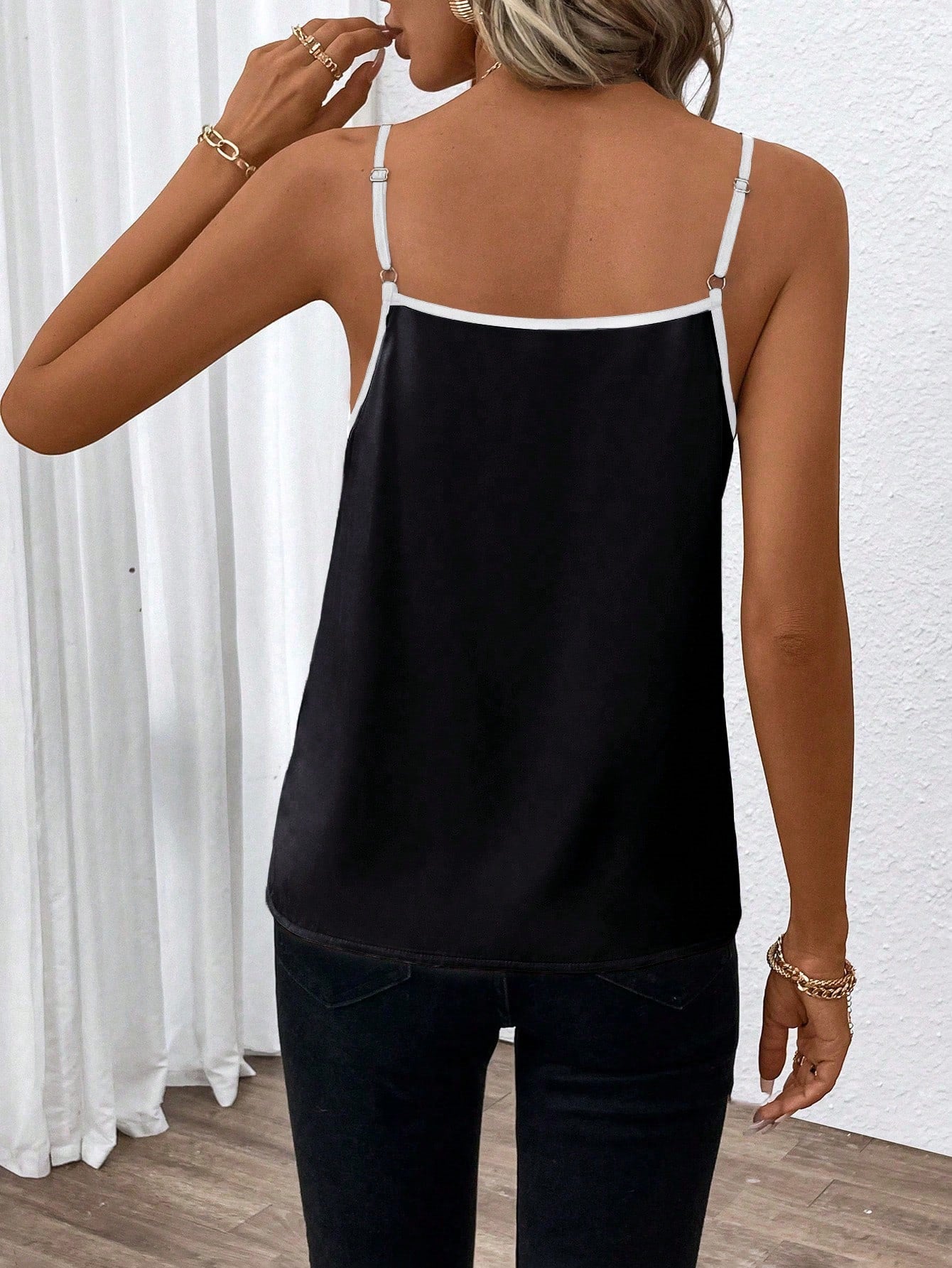 Sexy Summer V Neck Sleeveless Tank Tops-Shirts & Tops-Ivory-S-Free Shipping Leatheretro