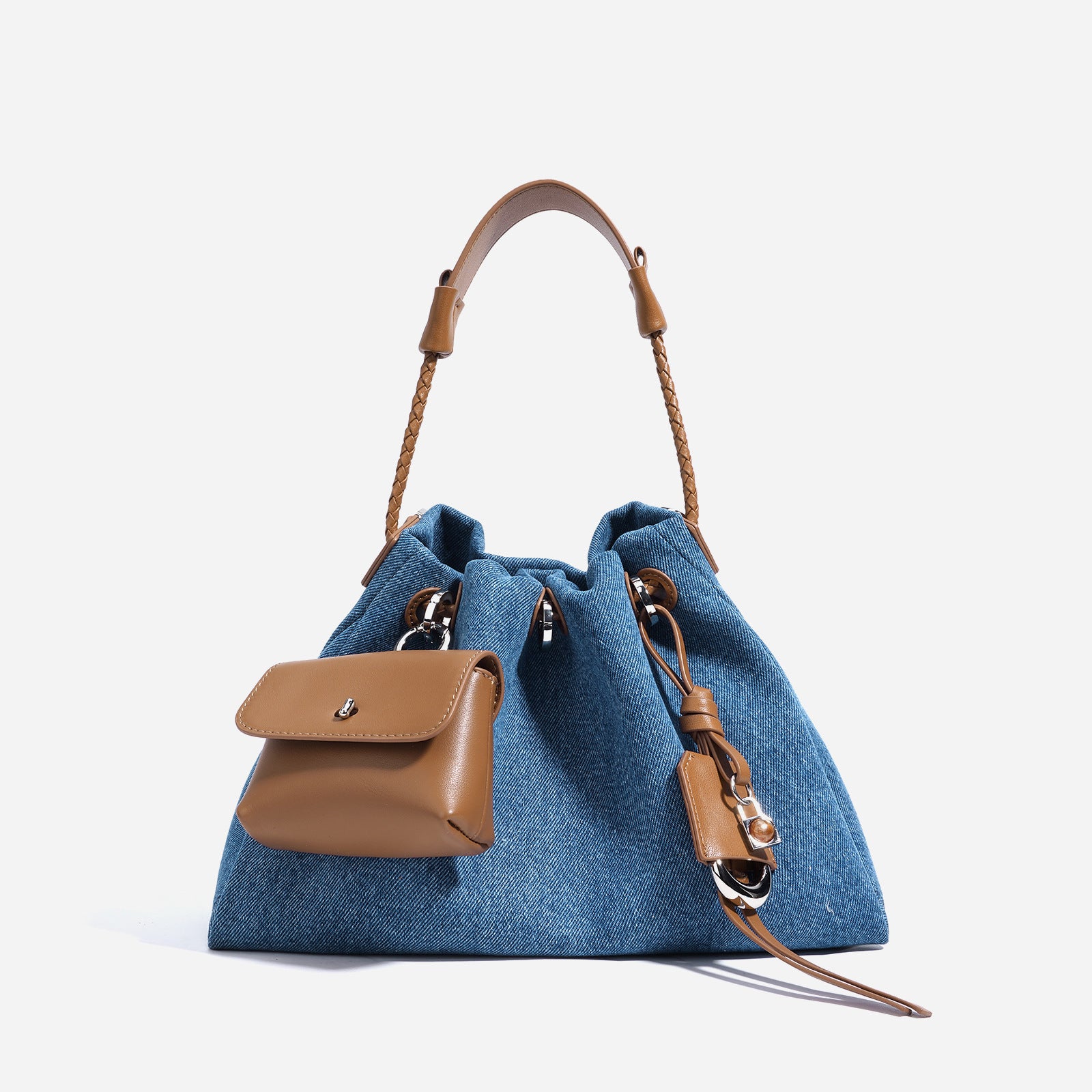 Summer Denim Shoulder Bag-Shoulder Bags-A-Free Shipping Leatheretro