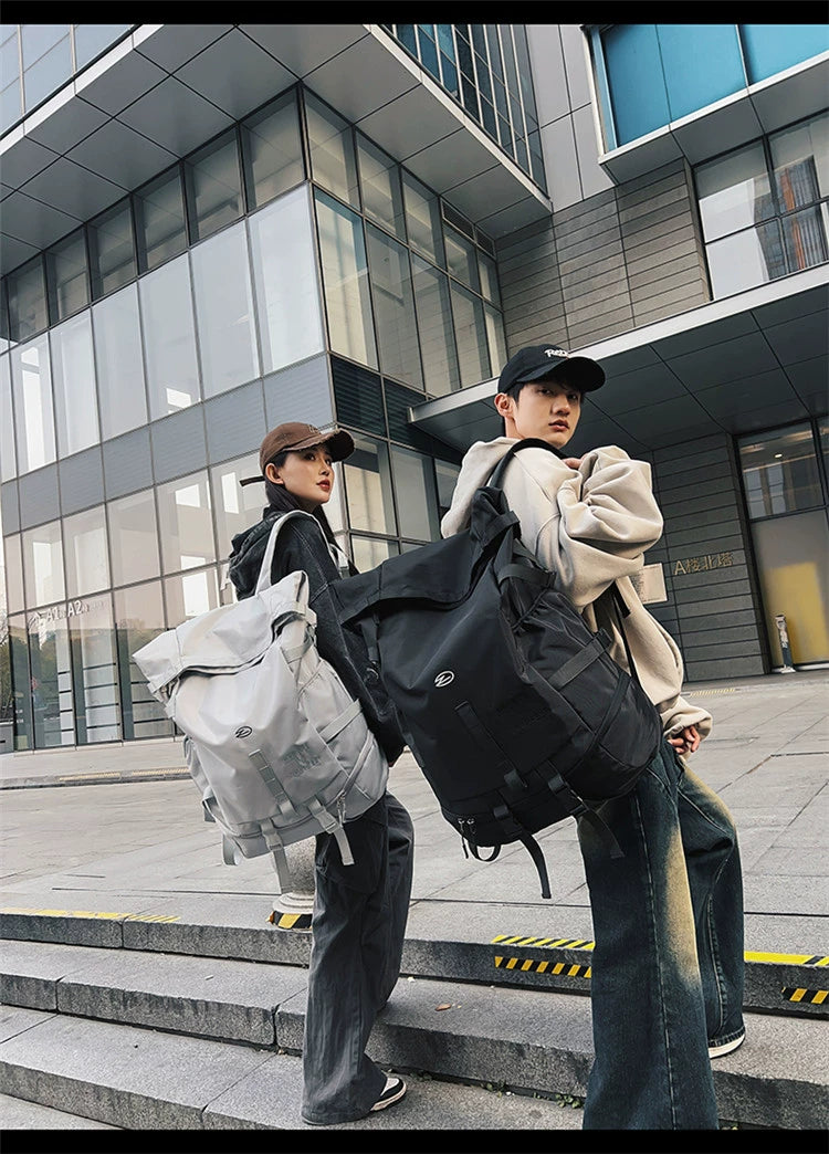 BOOM Large Capacity Tactical Backpack - Waterproof Hiking-Black-Free Shipping Leatheretro