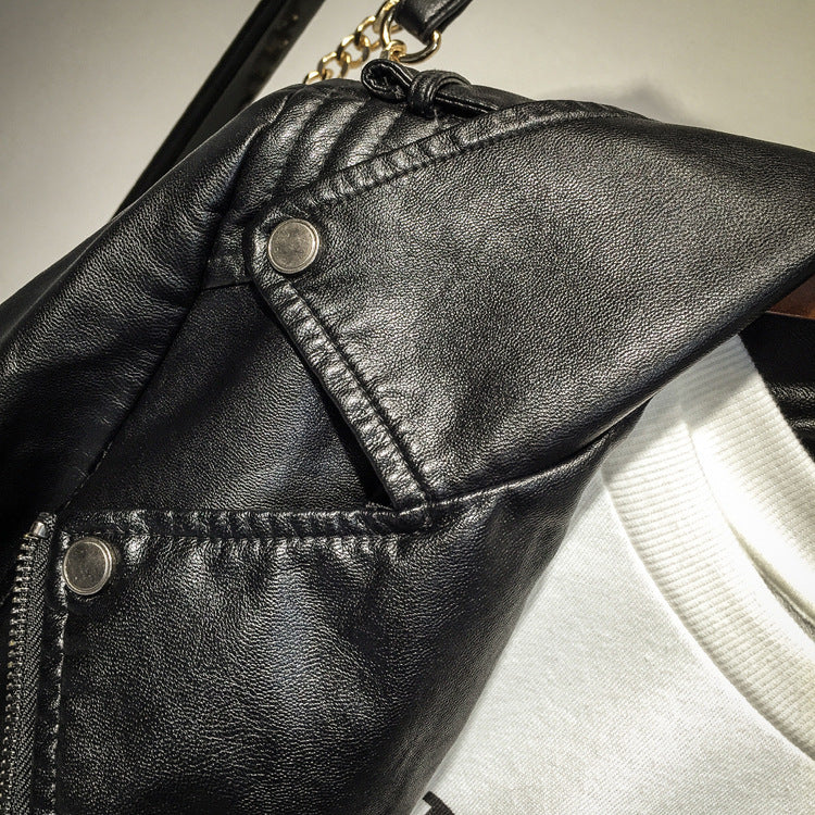 Riverdale Serpents Faux Leather Jacket-Two-headed snake pink.-S-Free Shipping Leatheretro