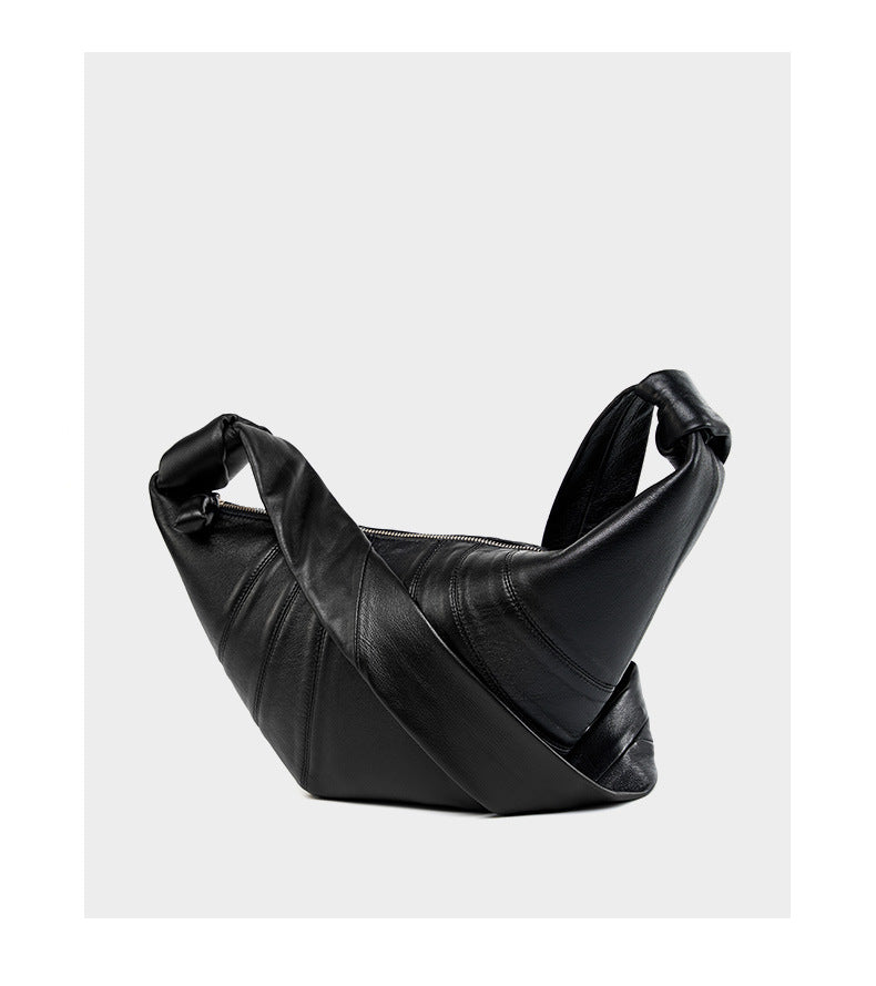 Sheepskin Bag Boho Shoulder Bag for Women-Handbags-Black-34*4*16-Free Shipping Leatheretro