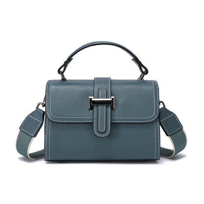 Genuine Leather Crossbody Bag for Women-Handbags-Blue-Free Shipping Leatheretro