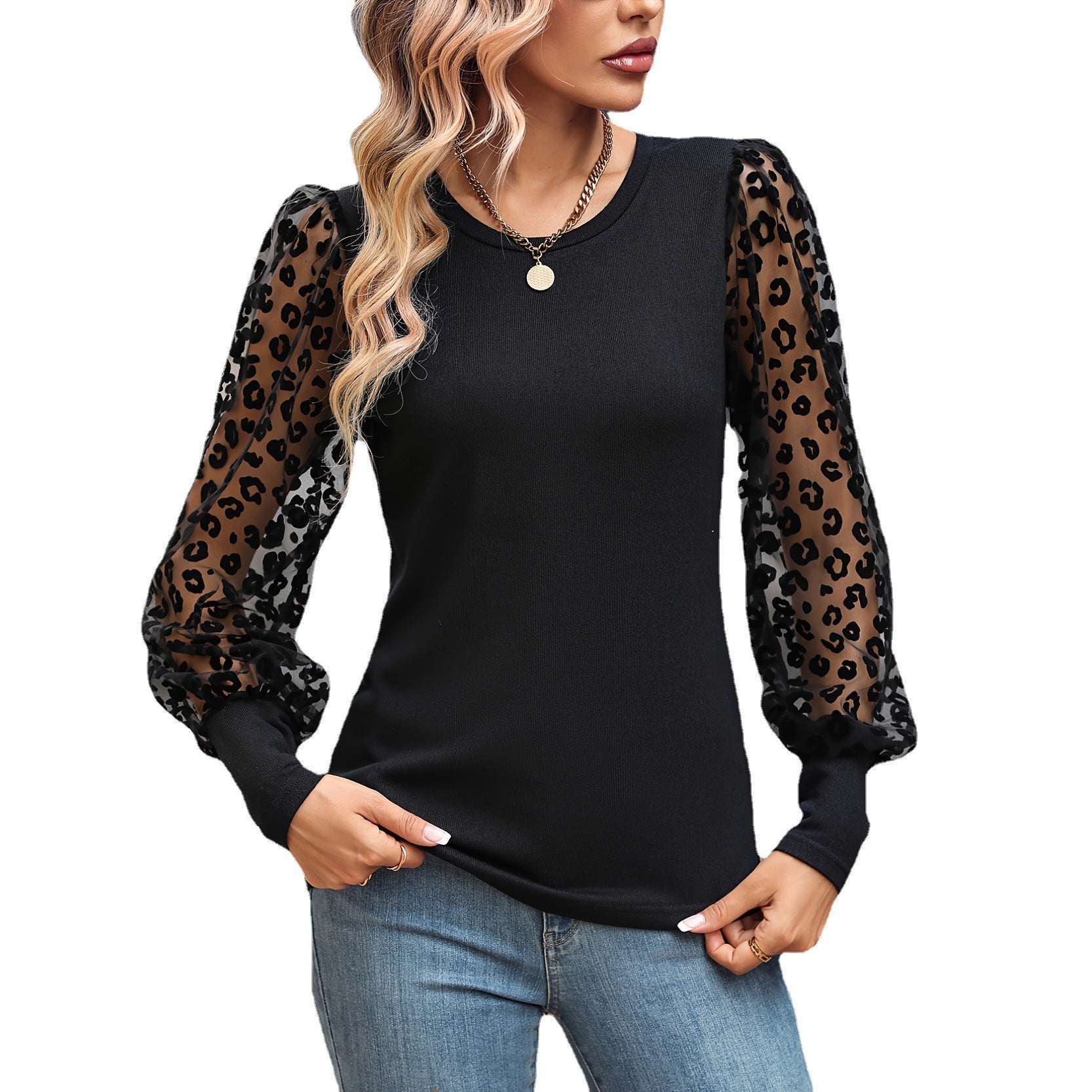 Fashion Spring Long Sleeves Shirts for Women-Shirts & Tops-Black-S-Free Shipping Leatheretro