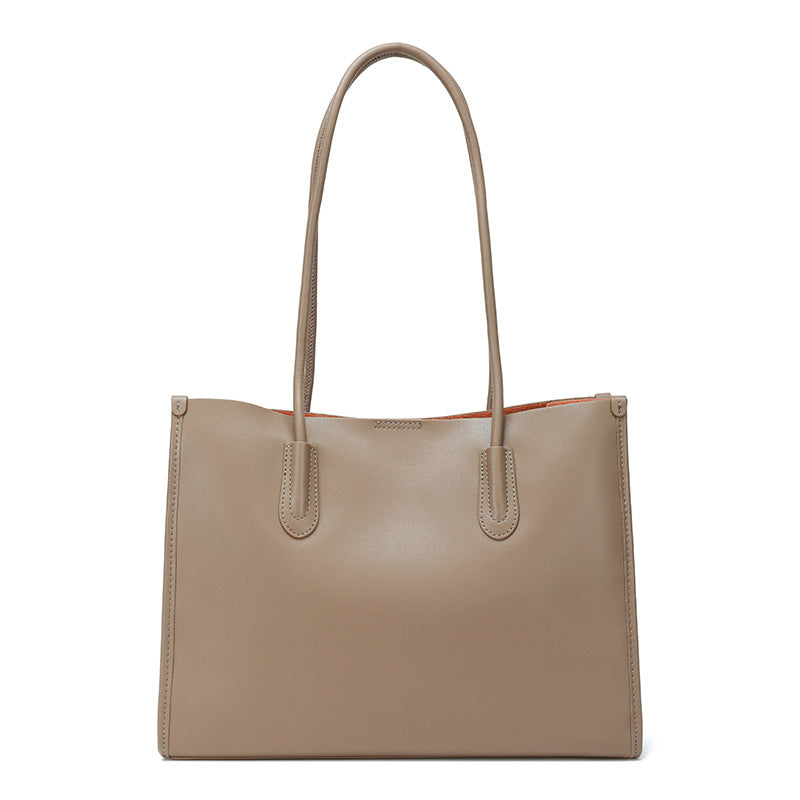 Design Genuine Leather Tote Bag-Handbags, Wallets & Cases-B-Free Shipping Leatheretro