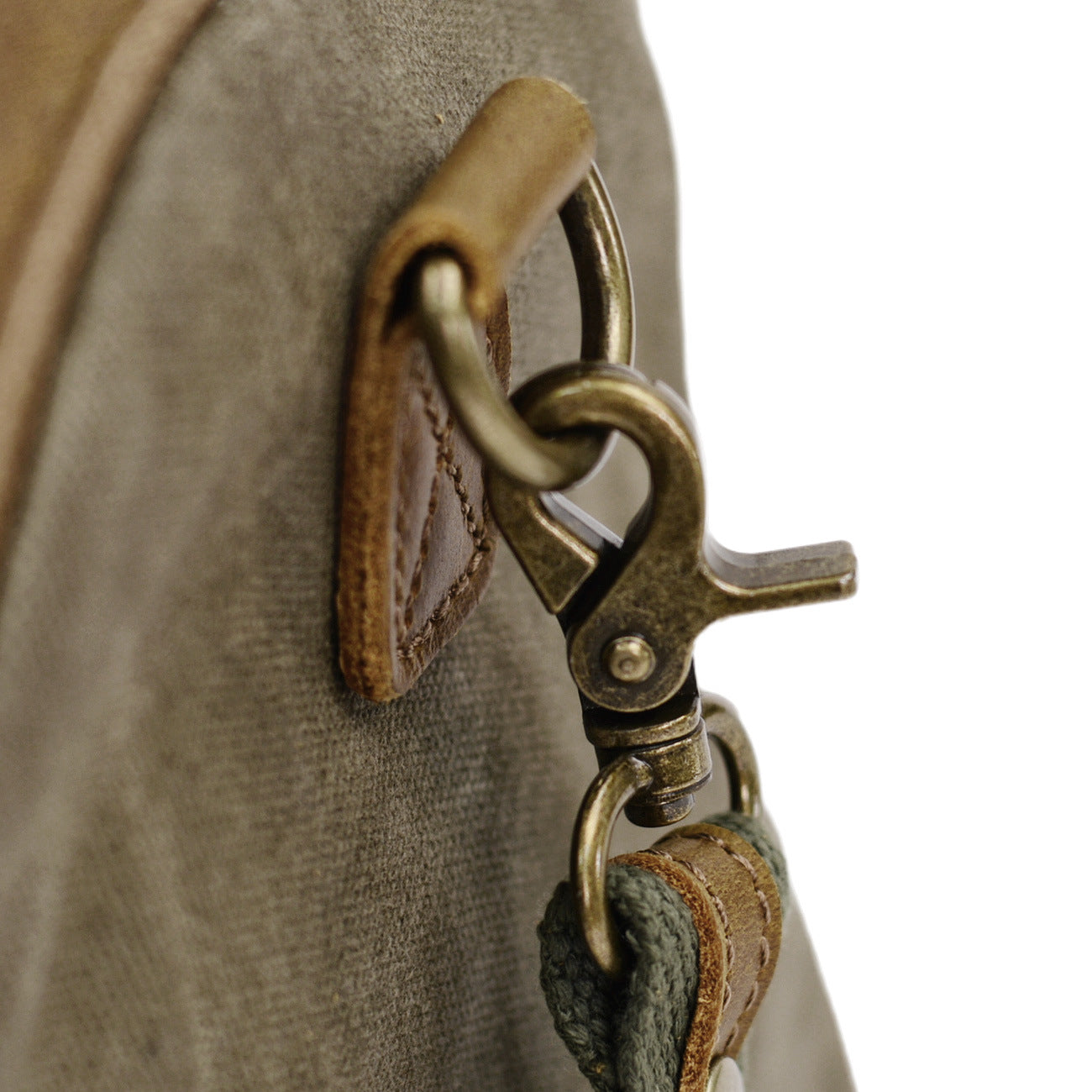 Canvas Crossbody Bag – Vintage Retro Messenger Bag for Men & Women-Messenger Bags-Khaki-Free Shipping Leatheretro