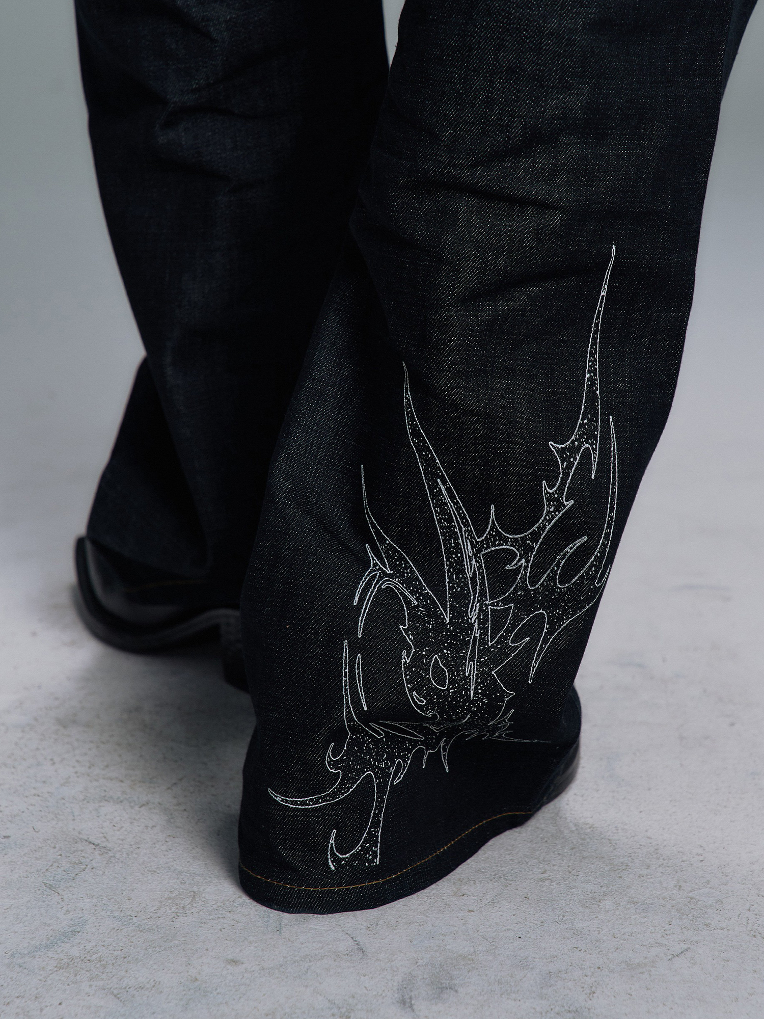 PAIKI Thorn Totem Selvedge Jeans-Jeans-S / 31"-Free Shipping Leatheretro