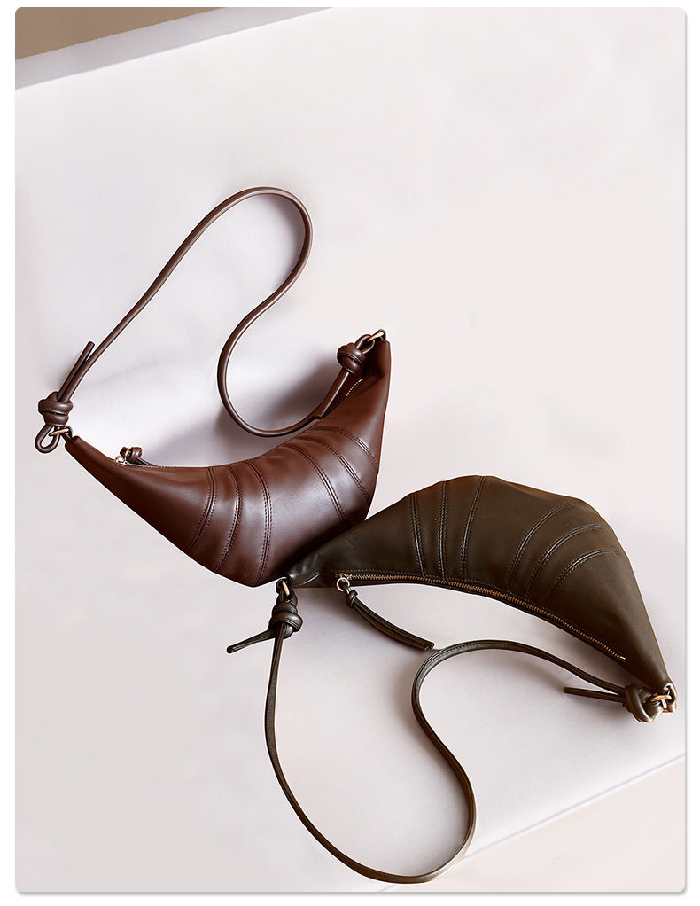 Premium Leather Crossbody Bag for Women-crossbody bags-Black-Free Shipping Leatheretro