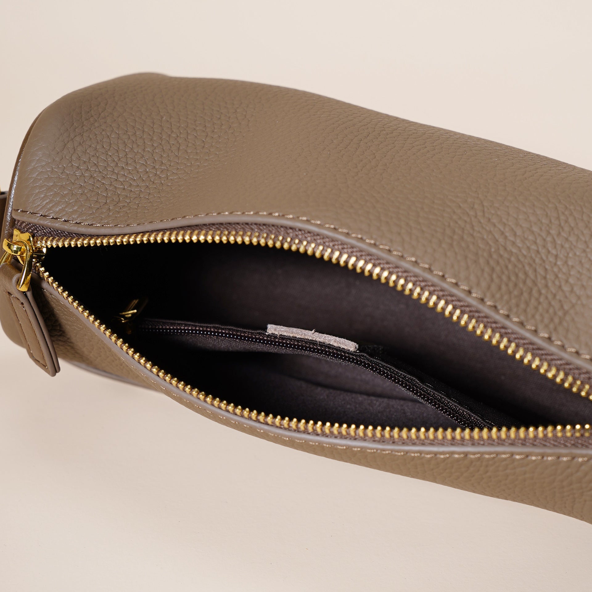 Genuine Leather Women's Bag-深灰-19*10*8cm-Free Shipping Leatheretro