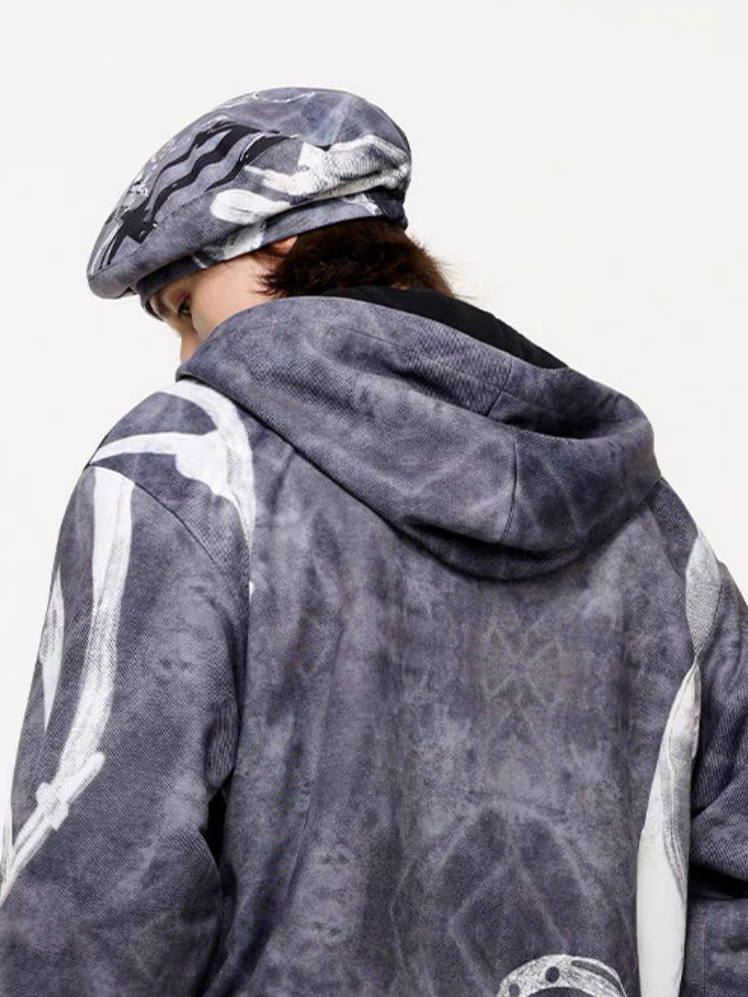 TIWILLTANG Abstract Reversible Graphic Beret-Hat, Cap, Beanie-One Size-Free Shipping Leatheretro