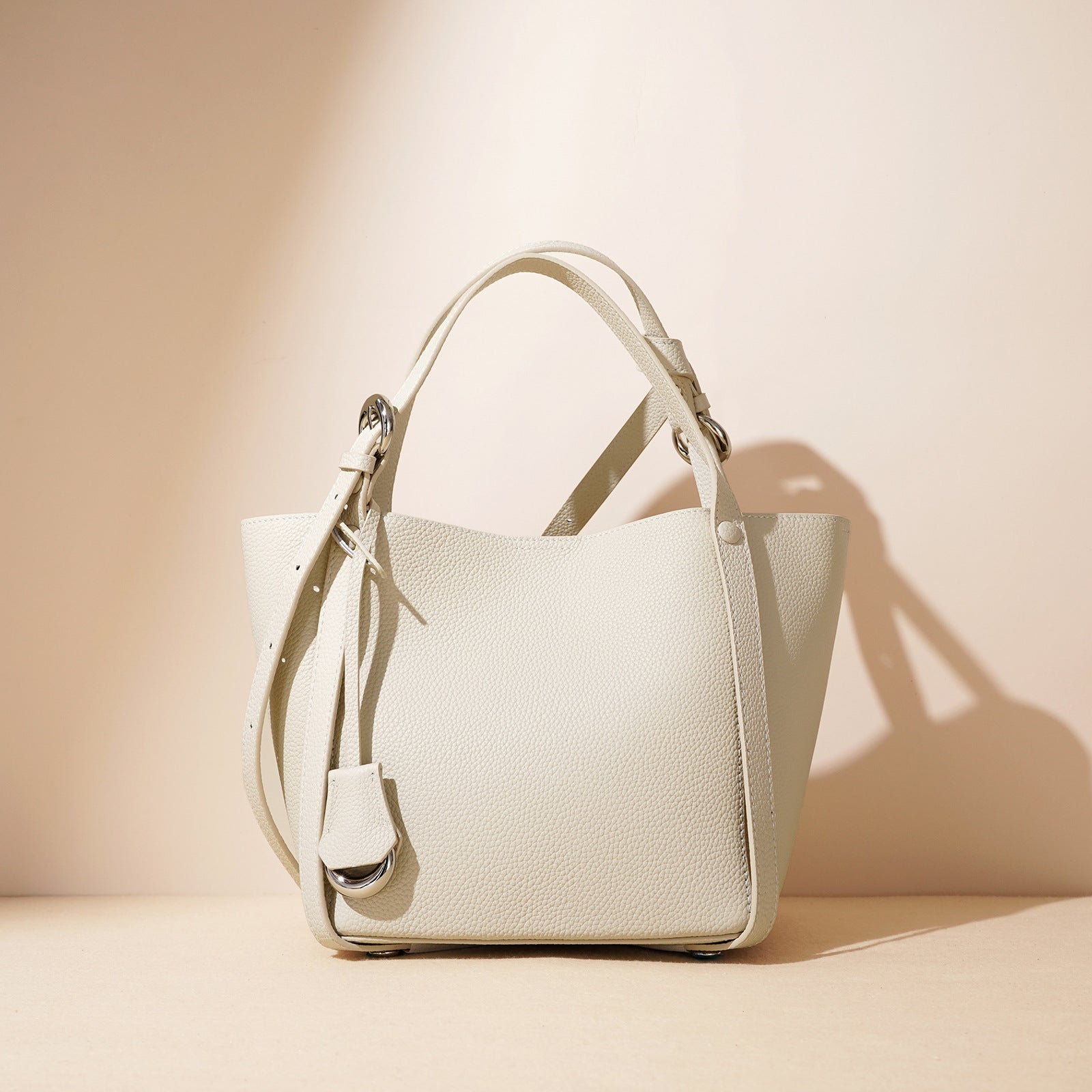 Women's Genuine Leather Large Tote Bag-Tote Bags-Light avocado green-Free Shipping Leatheretro