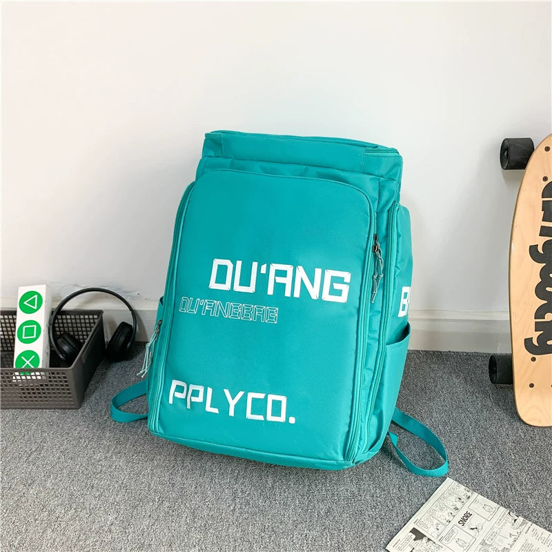 Boom Versatile Large-Capacity Backpack-Black-Free Shipping Leatheretro