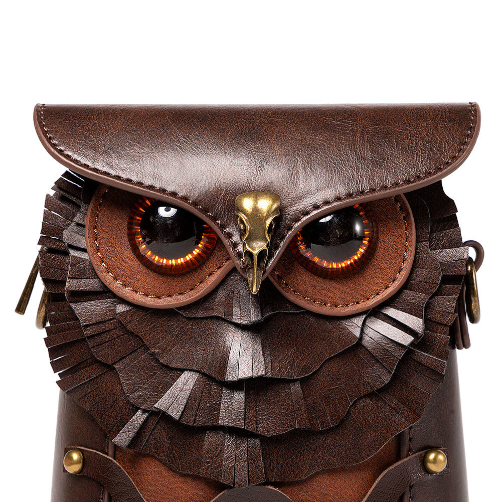 Medieval Colorblock Studded PU Leather Women's Crossbody Bag-FBG225CF-Free Shipping Leatheretro