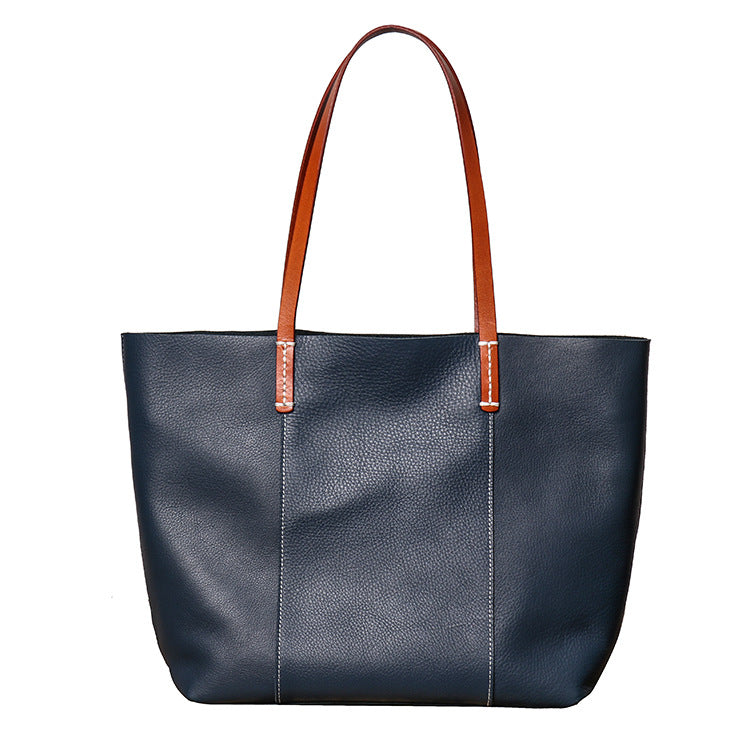 Large Capacity Mother Fashion Leather Tote Bag-Tote Bag-Red-Free Shipping Leatheretro