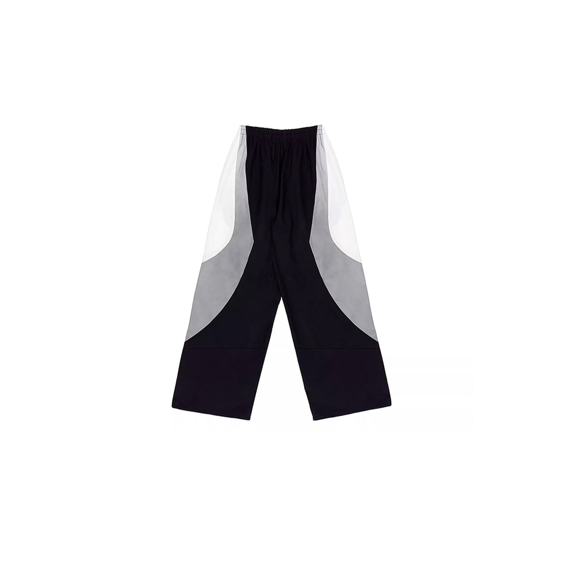 MIICHOUS Arc Contrast Panel Embroidered Track Pants-Pants-S-Free Shipping Leatheretro