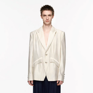 TIWILLTANG Classic Notch Lapel Blazer-Jacket-S-Free Shipping Leatheretro