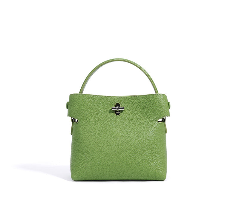 Bucket Bamboo Bag – Stylish & Versatile Crossbody Tote for Women-Tote Bags-denim blue-Free Shipping Leatheretro