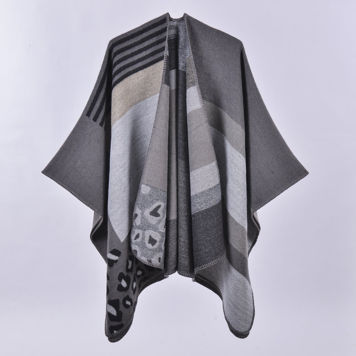 Casual Faux Cashmere Ethnic Versatile Warm Cloak-Scarves & Shawls-7-130*150CM-Free Shipping Leatheretro