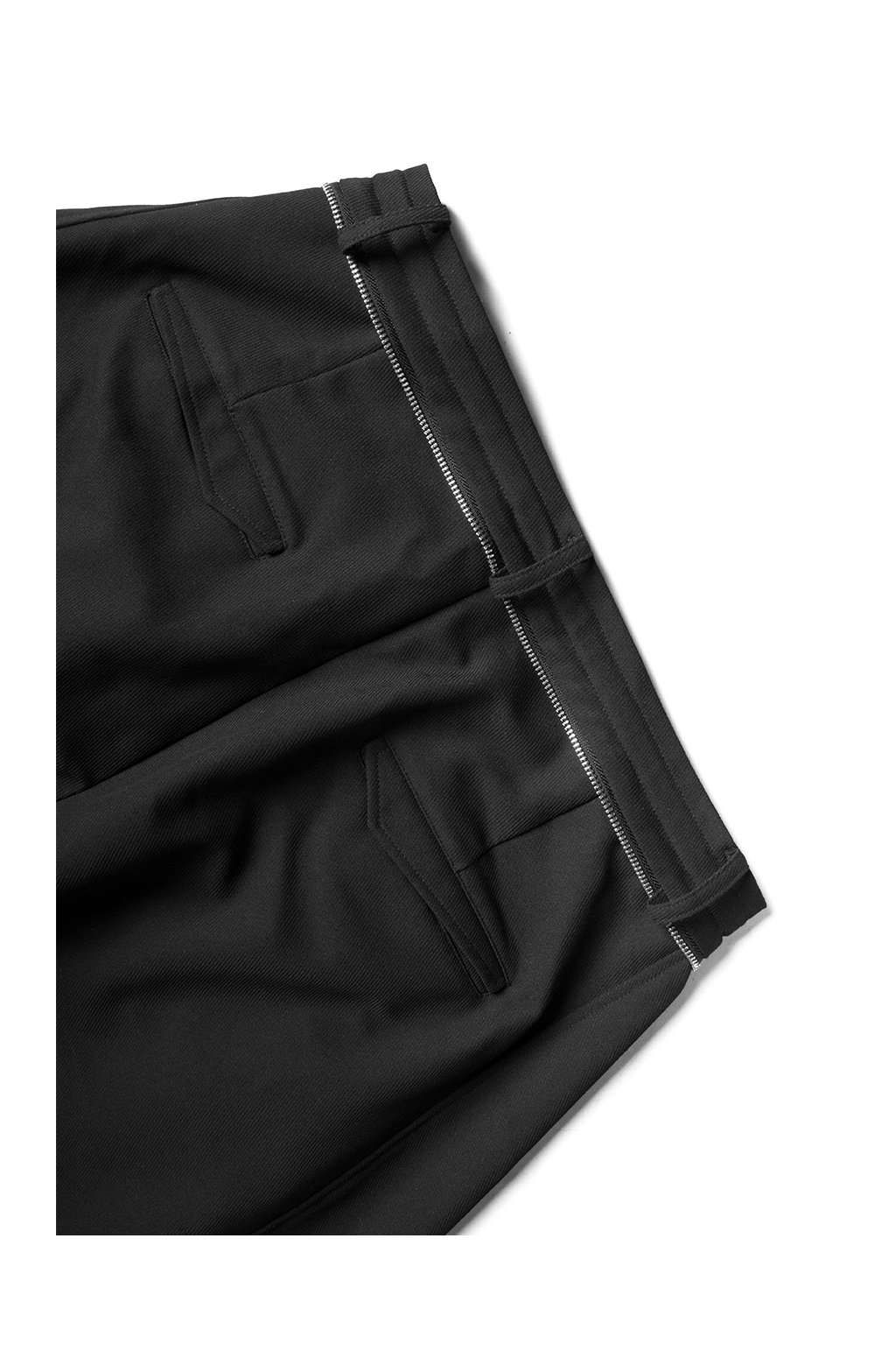 RELABEL Double-Layer Vertical & Horizontal Pleated Wide-Leg Trousers-Brown-XS-Free Shipping Leatheretro