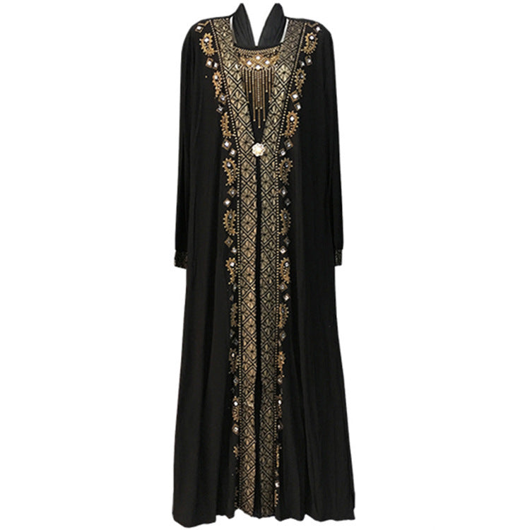 Arabic Beaded Long Rompers for Women-Jumpsuits & Rompers-1-56-Free Shipping Leatheretro