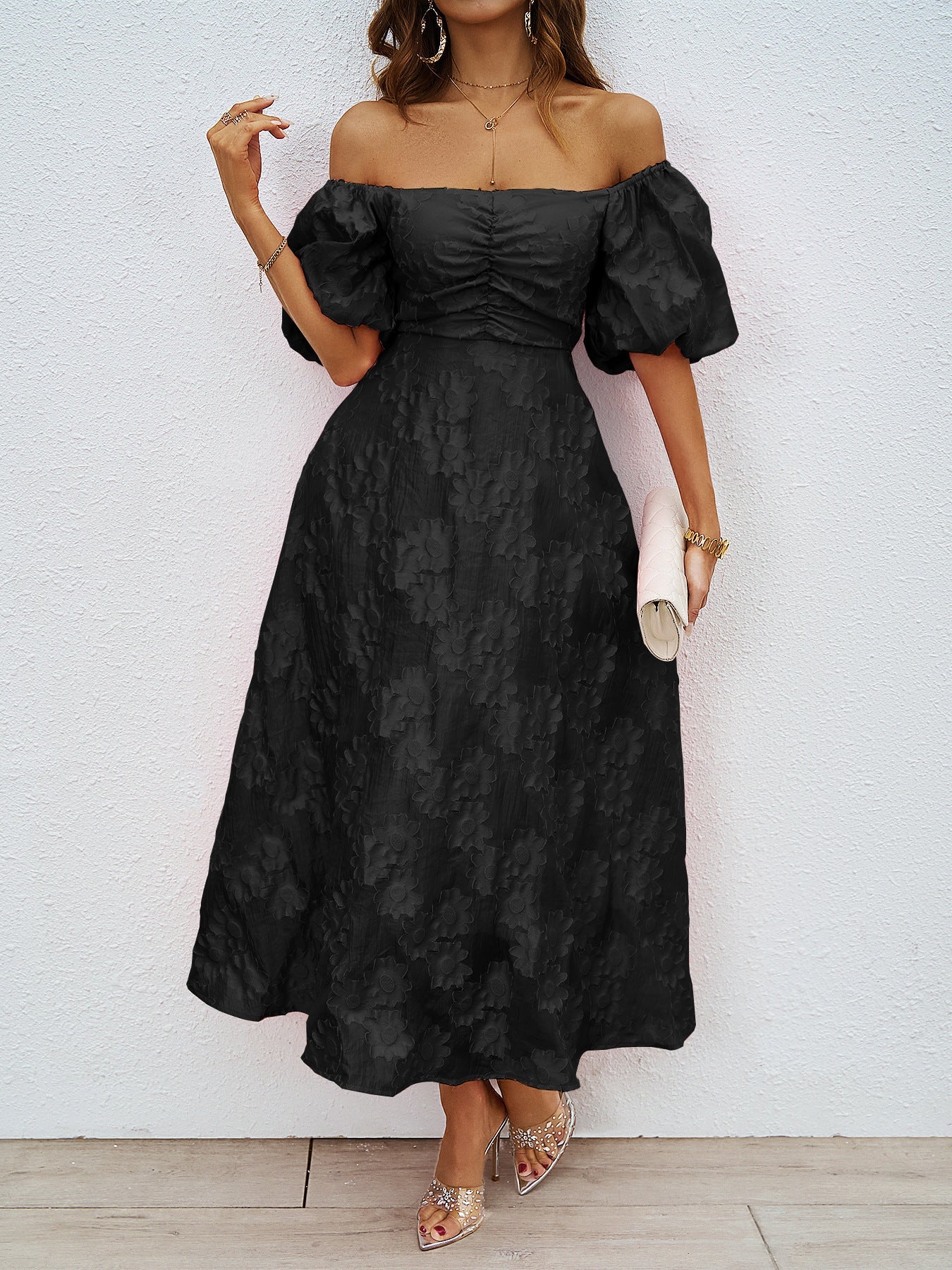 Elegant Classy Summer Princess Dresses-Dresses-Black-S-Free Shipping Leatheretro