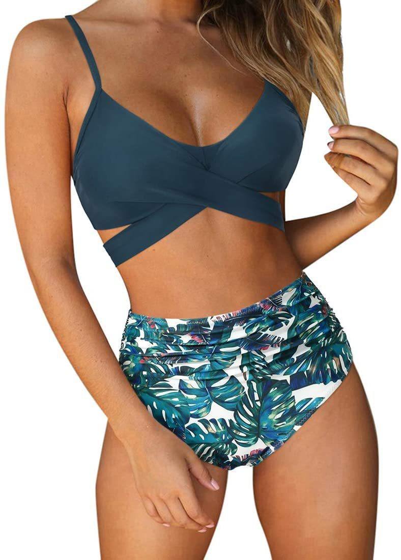 Sexy Women High Waist Summer Beach Bikini-Women Swimwear-6-S-Free Shipping Leatheretro