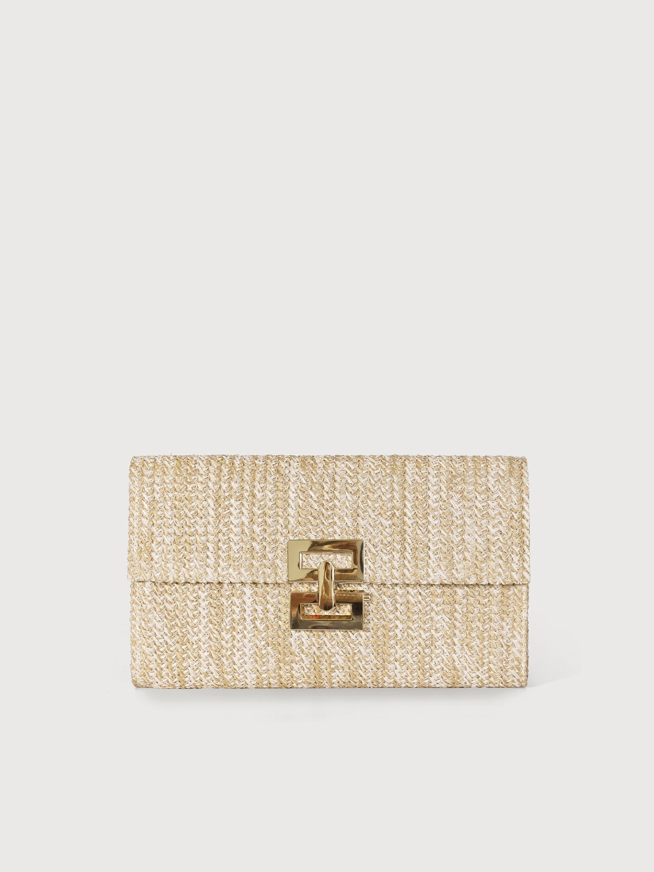 Rattan Weave Clutch Crossbody Bag-bronzing-Free Shipping Leatheretro