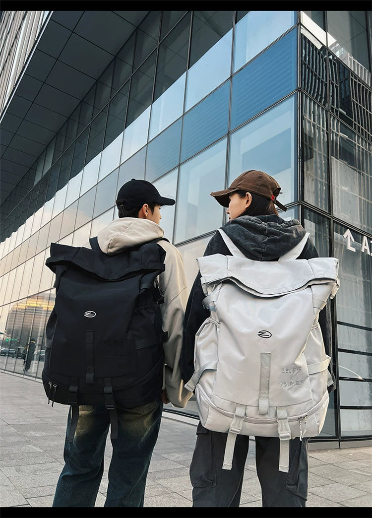 BOOM Large Capacity Tactical Backpack - Waterproof Hiking-Black-Free Shipping Leatheretro