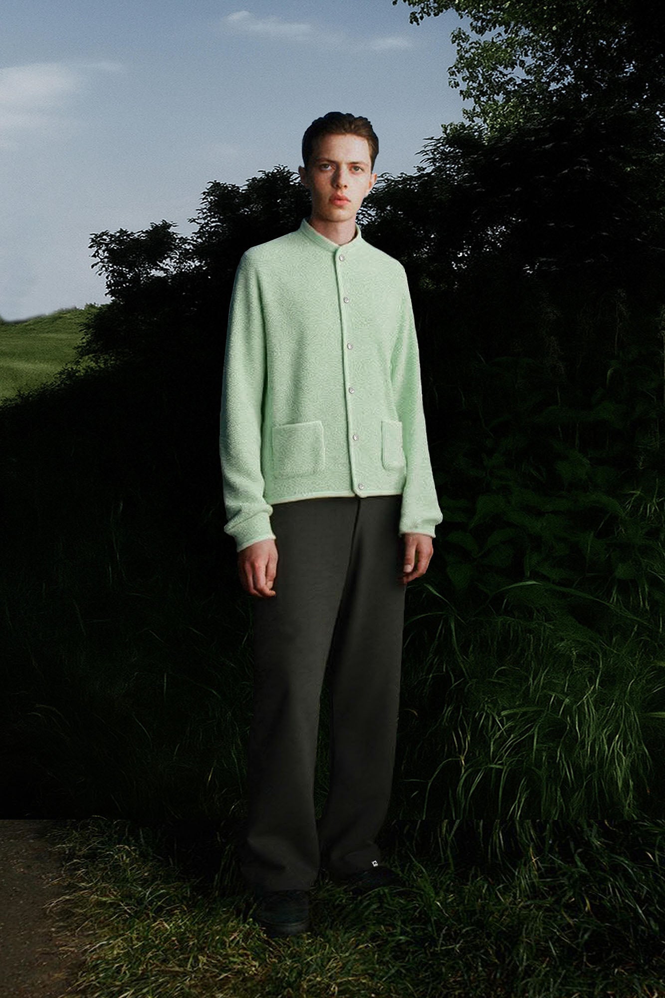 URBAN+FOREST Fleece Pockets Cardigan-Sweater-S (Preorder)-Free Shipping Leatheretro