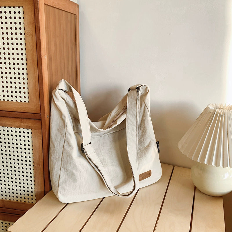 BOOM Large Capacity Water-Resistant Messenger Crossbody Bag-Black-Free Shipping Leatheretro