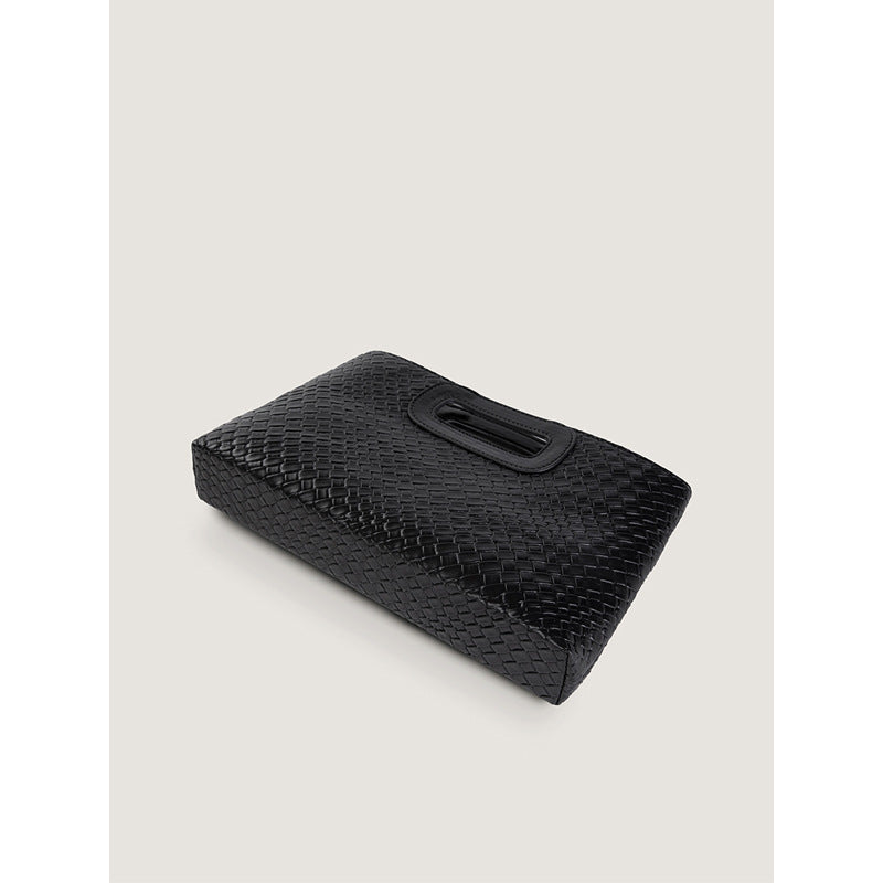 Women's Woven PU Handbag – Stylish Crossbody & Shoulder Bag-Braided black-29x19x5CM-Free Shipping Leatheretro