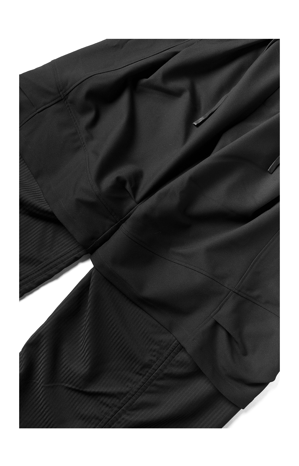 RELABEL Double-Layer Vertical & Horizontal Pleated Wide-Leg Trousers-Brown-XS-Free Shipping Leatheretro