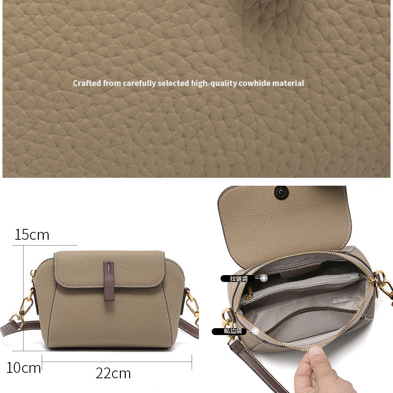 Women's Genuine Leather Crossbody Bag-h-A-Free Shipping Leatheretro