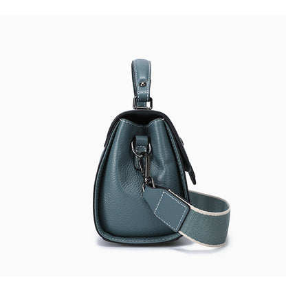 Genuine Leather Crossbody Bag for Women-Handbags-White-Free Shipping Leatheretro