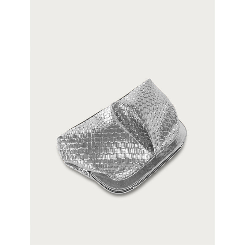 Wrinkle Dumpling Bag – Versatile Knit Shoulder Bag & Crossbody Purse-gold-28x19x5CM-Free Shipping Leatheretro