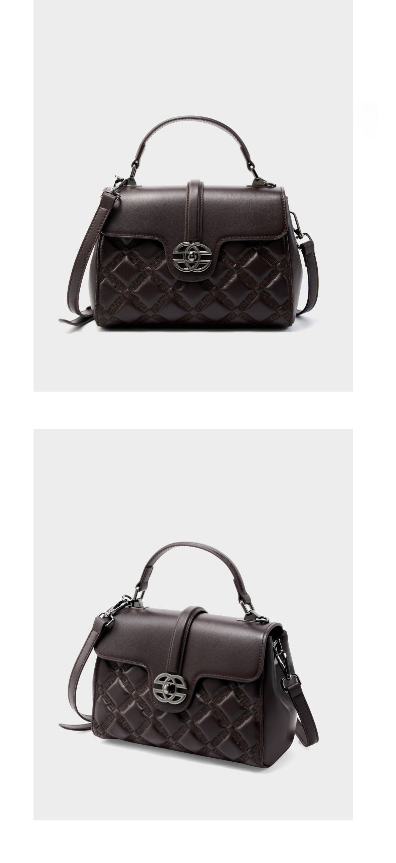 Luxury Leather Tote Bag for Women-Handbags-Black-23*11*17-Free Shipping Leatheretro