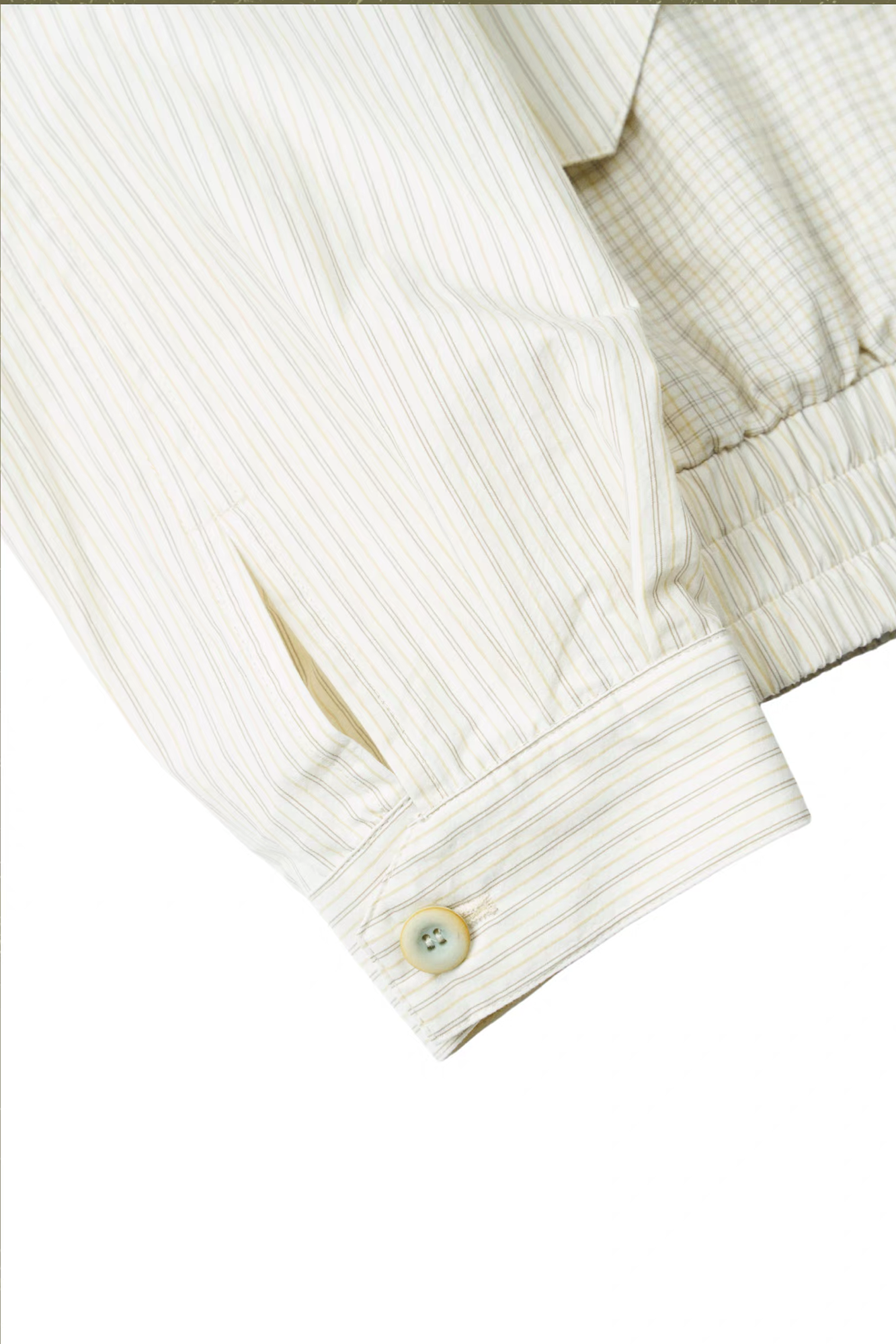 GONGHE REPUB Patchwork Stripe-Check Lightweight Jacket-Jacket-S-Free Shipping Leatheretro
