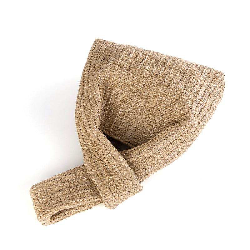 Women's Summer Straw Tote Bag-apricot-23x6x20CM-Free Shipping Leatheretro