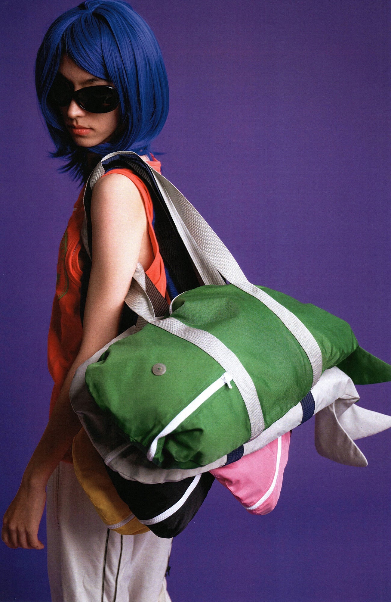 URBAN+FOREST Whale-Shaped Shoulder Bag-Bag-One Size-Yellow (Preorder)-Free Shipping Leatheretro