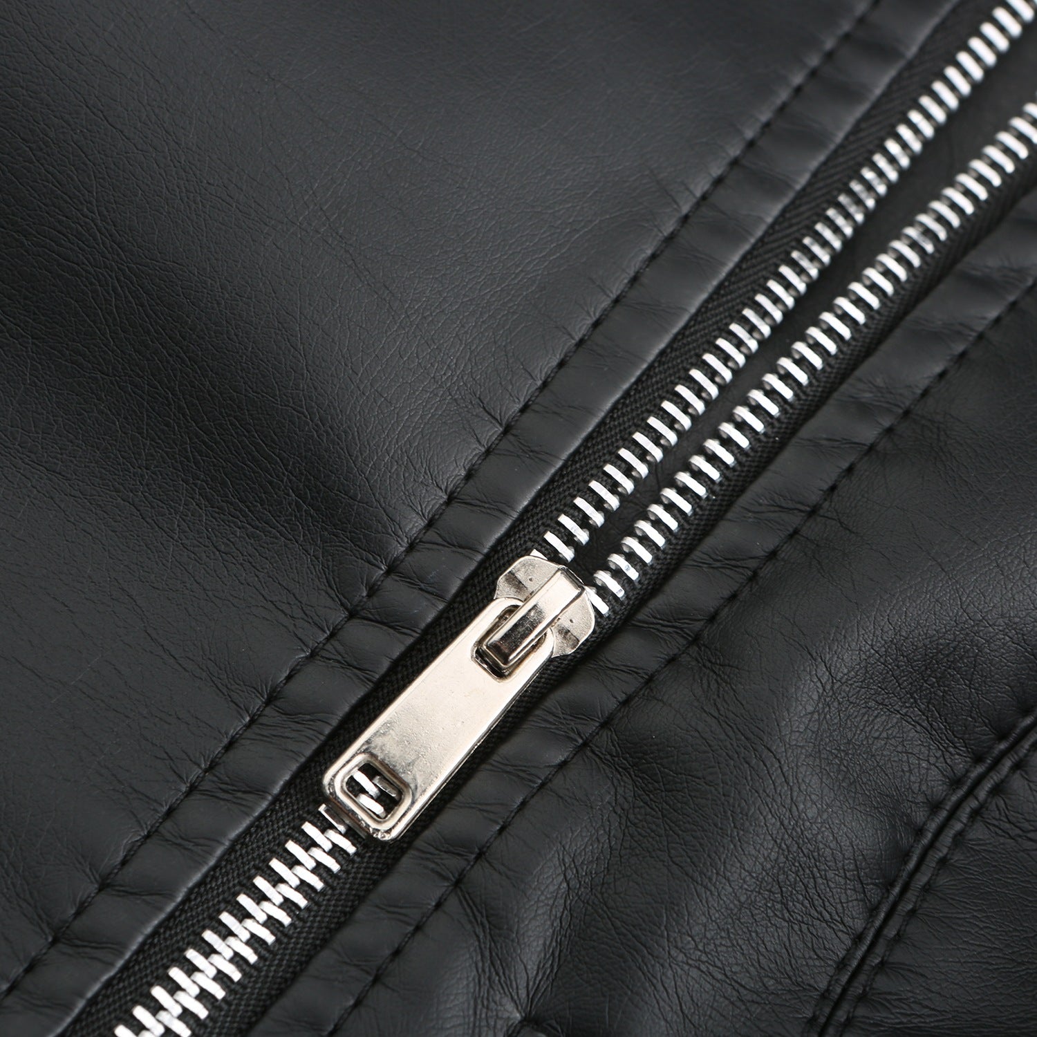 Women's Fashion Faux Leather Jacket-black-S-Free Shipping Leatheretro