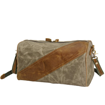 Canvas Crossbody Bag – Vintage Retro Messenger Bag for Men & Women-Messenger Bags-Khaki-Free Shipping Leatheretro