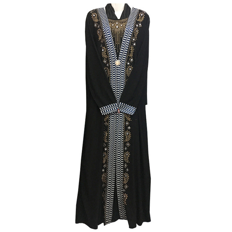 Arabic Beaded Long Rompers for Women-Jumpsuits & Rompers-1-56-Free Shipping Leatheretro