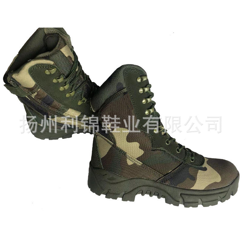 Men Outdoor Camouflage Hiking Tactical Boots-boots-H-39-Free Shipping Leatheretro