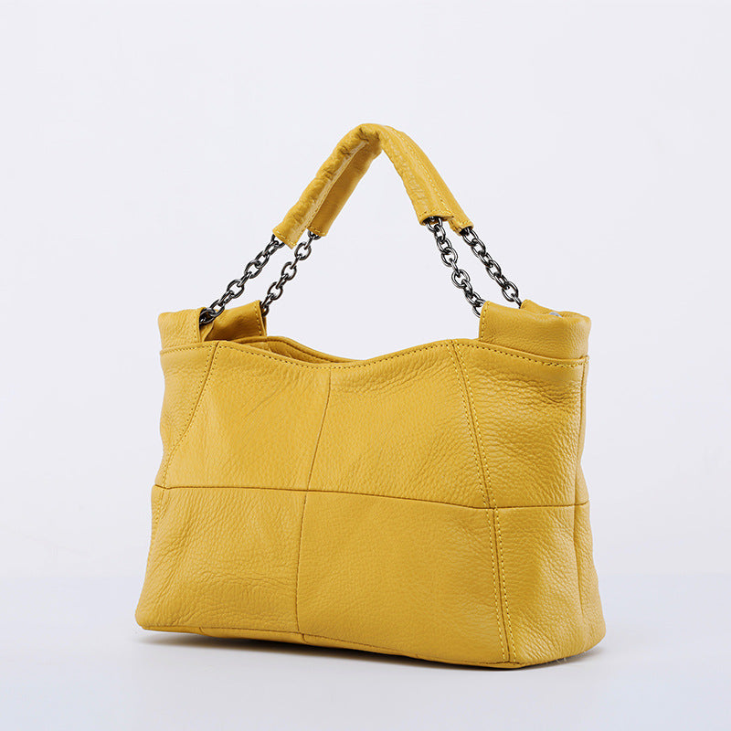 100% Genuine Top Grain Leather Women's Handbag-Handbags-Black-Free Shipping Leatheretro