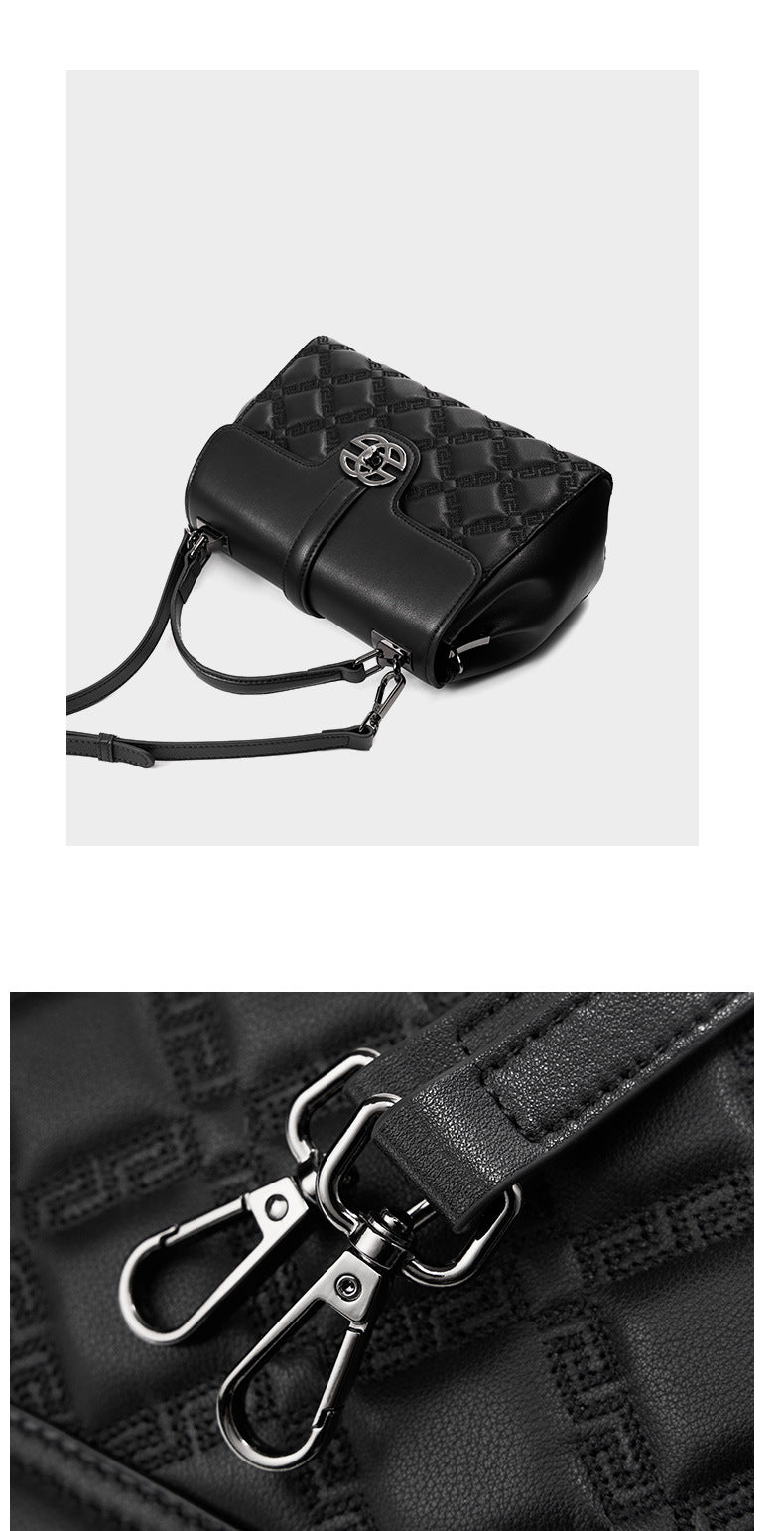 Luxury Leather Tote Bag for Women-Handbags-Black-23*11*17-Free Shipping Leatheretro