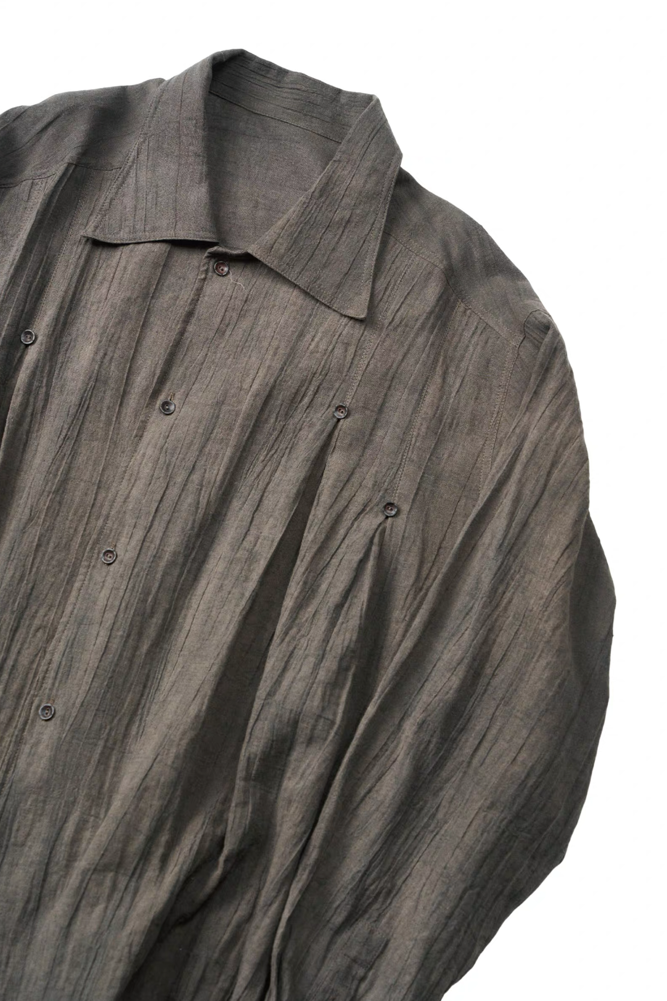 GONGHE REPUB Textured Linen Shirt-Shirt-S-Free Shipping Leatheretro