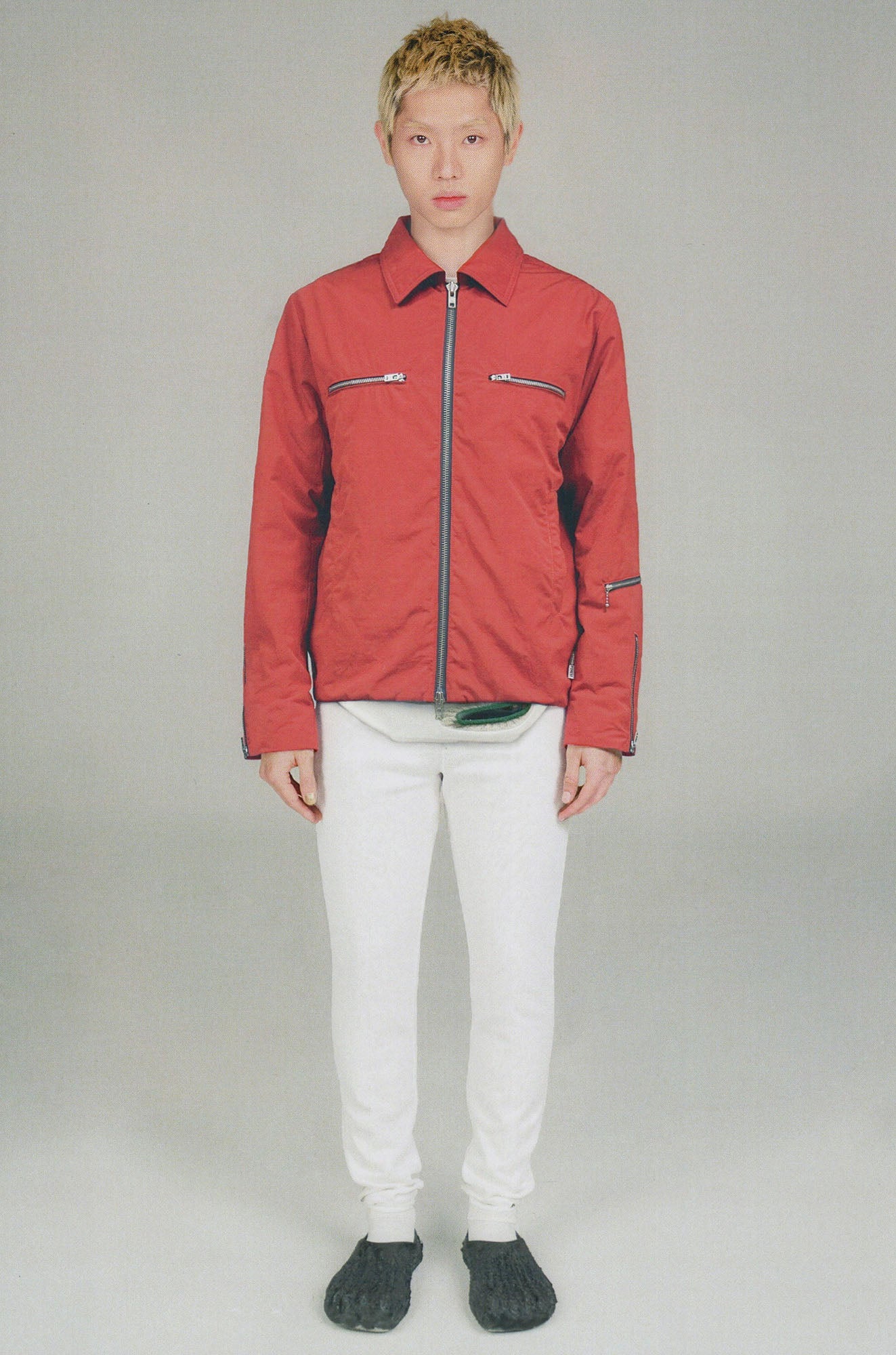 URBAN+FOREST Essential Multi-Pocket Utility Jacket-Jacket-S-Red-Free Shipping Leatheretro