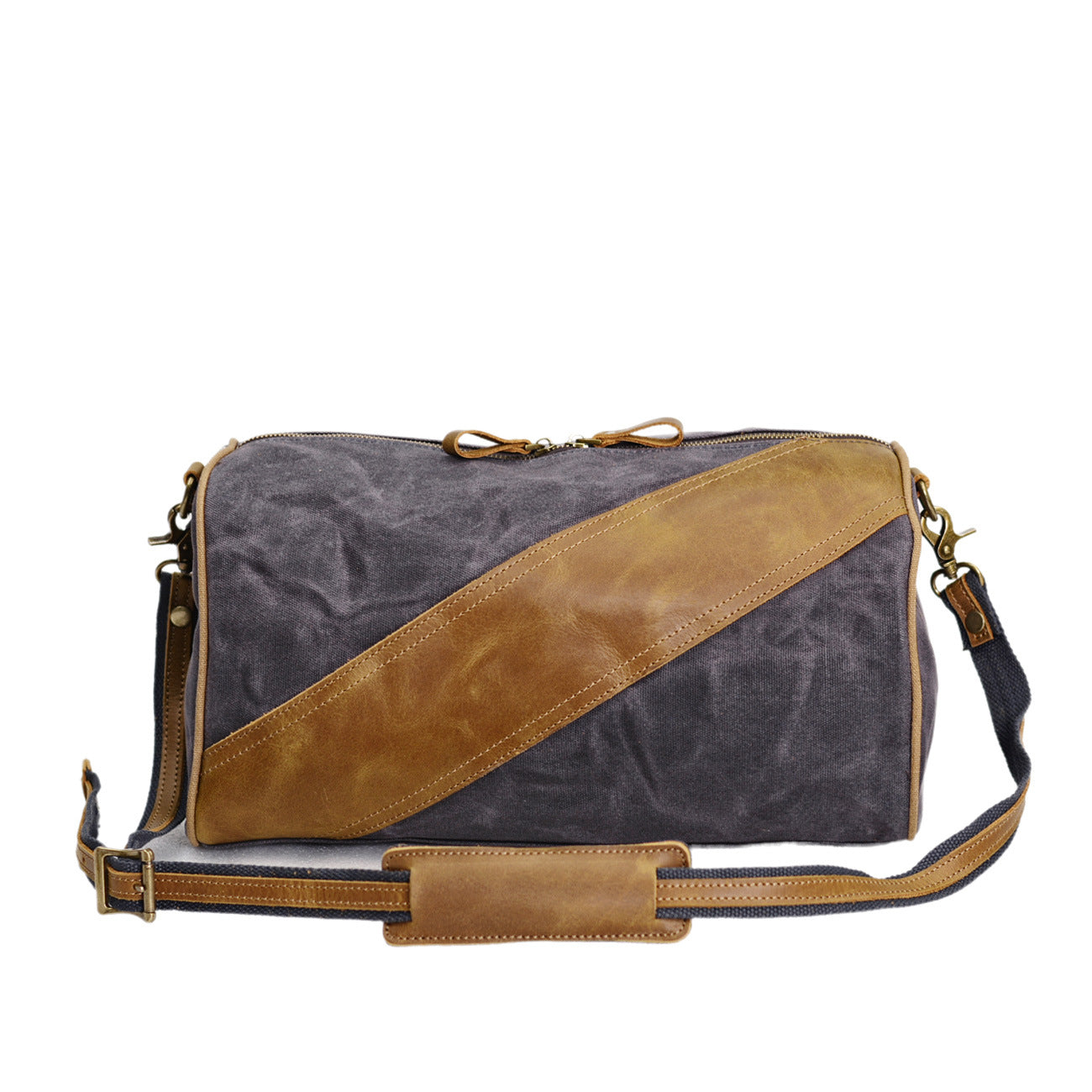 Canvas Crossbody Bag – Vintage Retro Messenger Bag for Men & Women-Messenger Bags-Dark Gray-Free Shipping Leatheretro