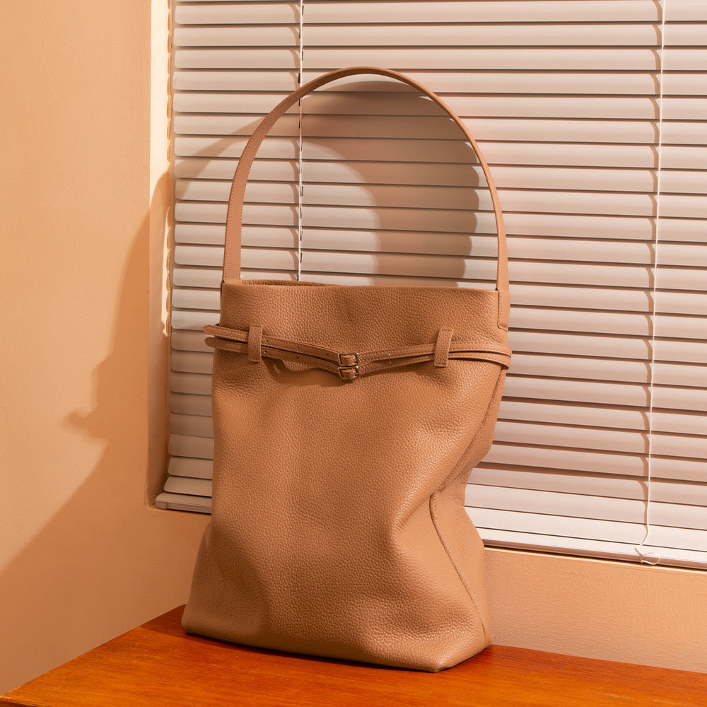 Premium Genuine Top-Grain Leather Handbag-Handbags-White-Free Shipping Leatheretro